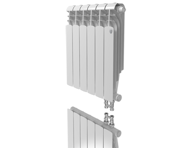 Радиатор Royal Thermo Vittoria Super 500 (нижнее подключение) - 10 секц.