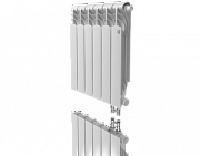 Радиатор Royal Thermo Revolution Bimetall 500 (нижнее подключение) – 4 секц.